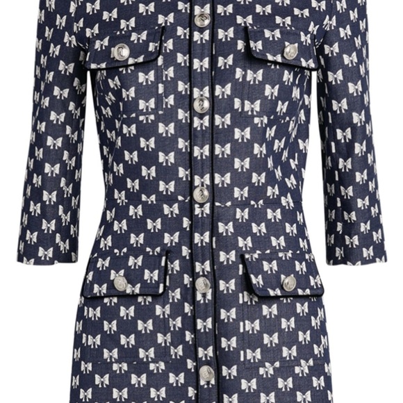 HOST PICK⭐️MAJE Bow Print Mini Dress bow 💝 Designer Dress 🤍 - Picture 15 of 15